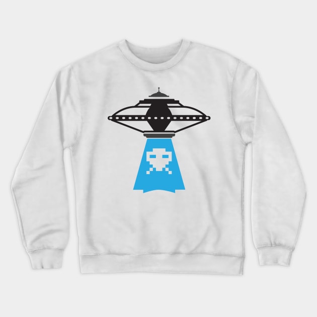 UFO Abduction Crewneck Sweatshirt by justSVGs